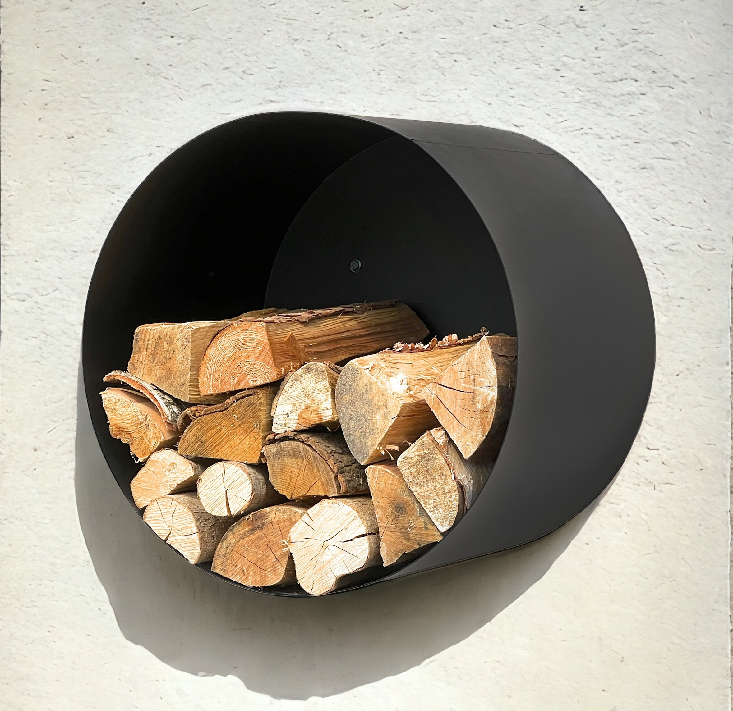 Wall mounted log rack cheap