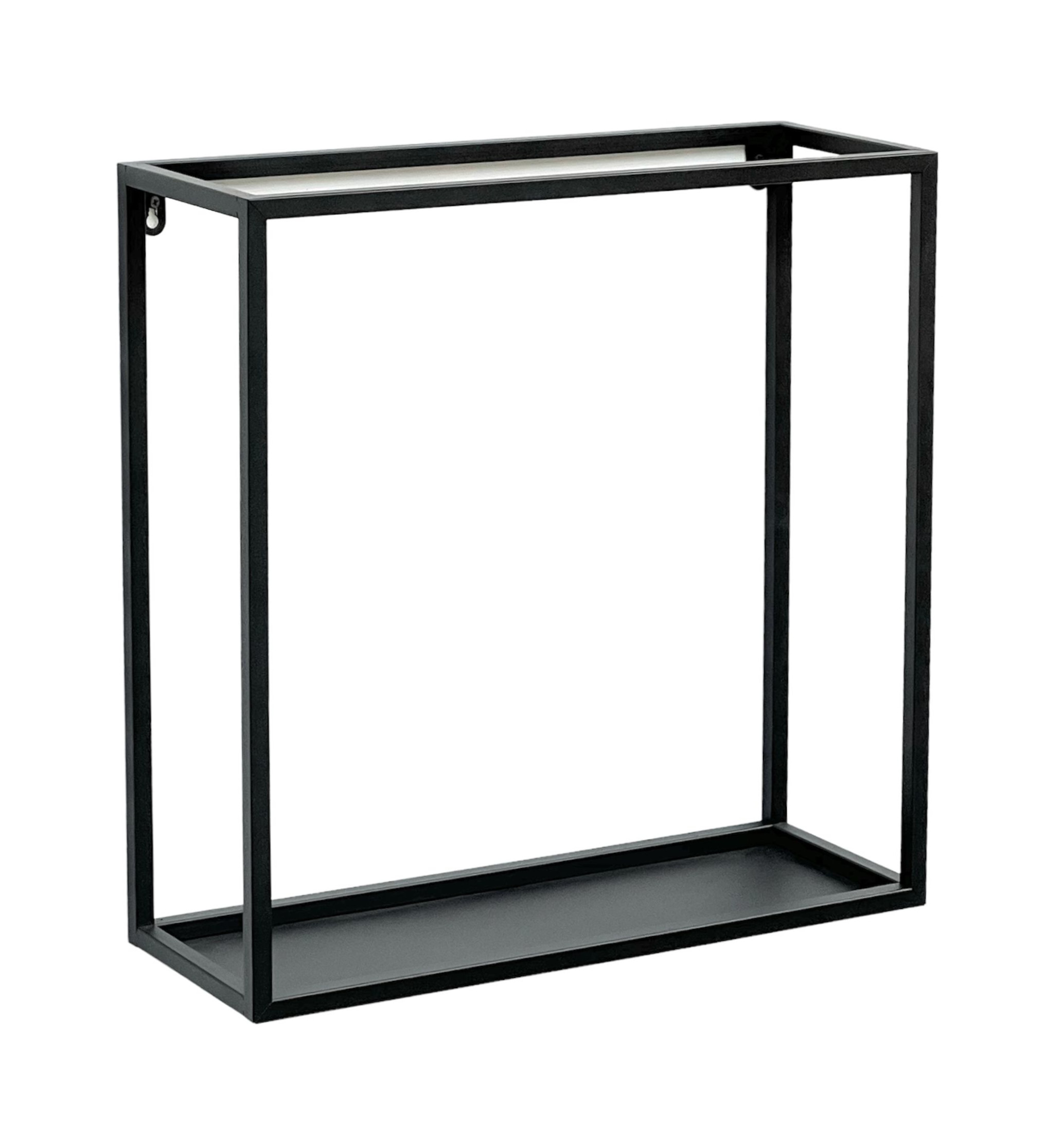 DanDiBo Wandregal Metall Wand Schwarz 96348 Wandmontage 45 cm Modern