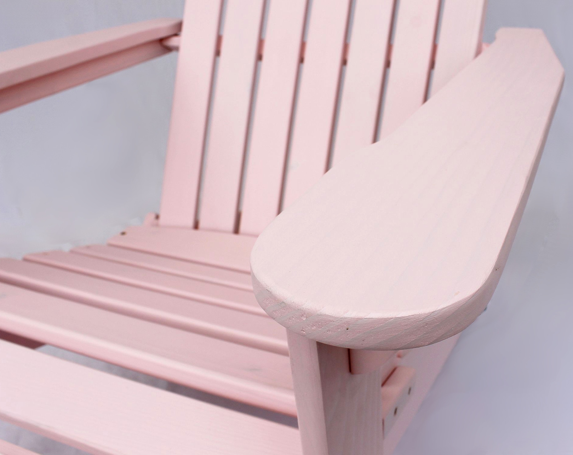DanDiBo Strandstuhl Sonnenstuhl aus Holz Rosa Gartenstuhl 
