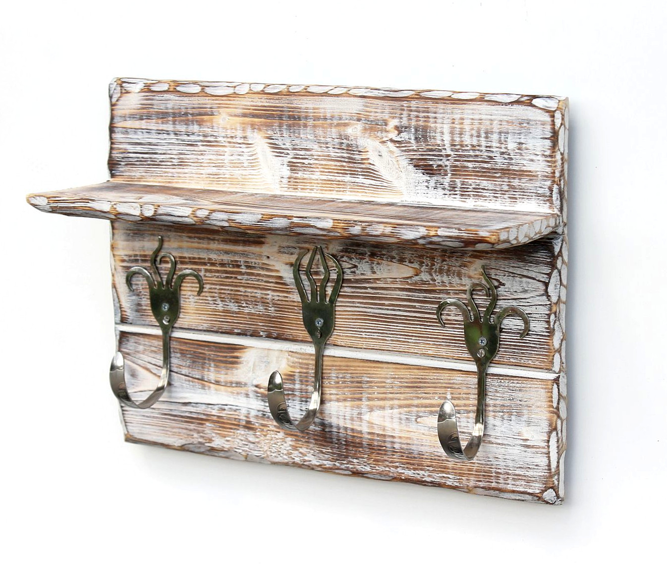 Dandibo Handtuchhaken Handtuchleiste Mit Ablage 93912 Handtuchhalter Kuche Holz Hakenleiste Vintage Garderobenleiste Kleiderhakenleiste Handgemacht Dandibo Ambiente