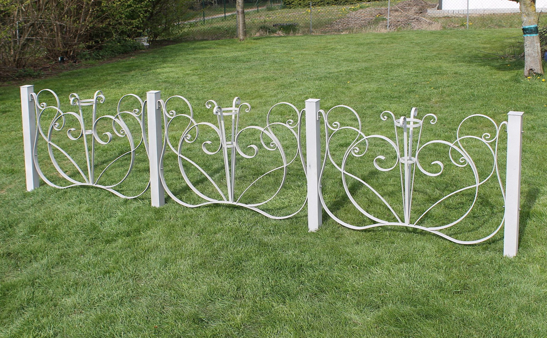 zaunelement alu gartenzaun 102 cm zaunelemente aus aluminium zaun aluzaun dandibo