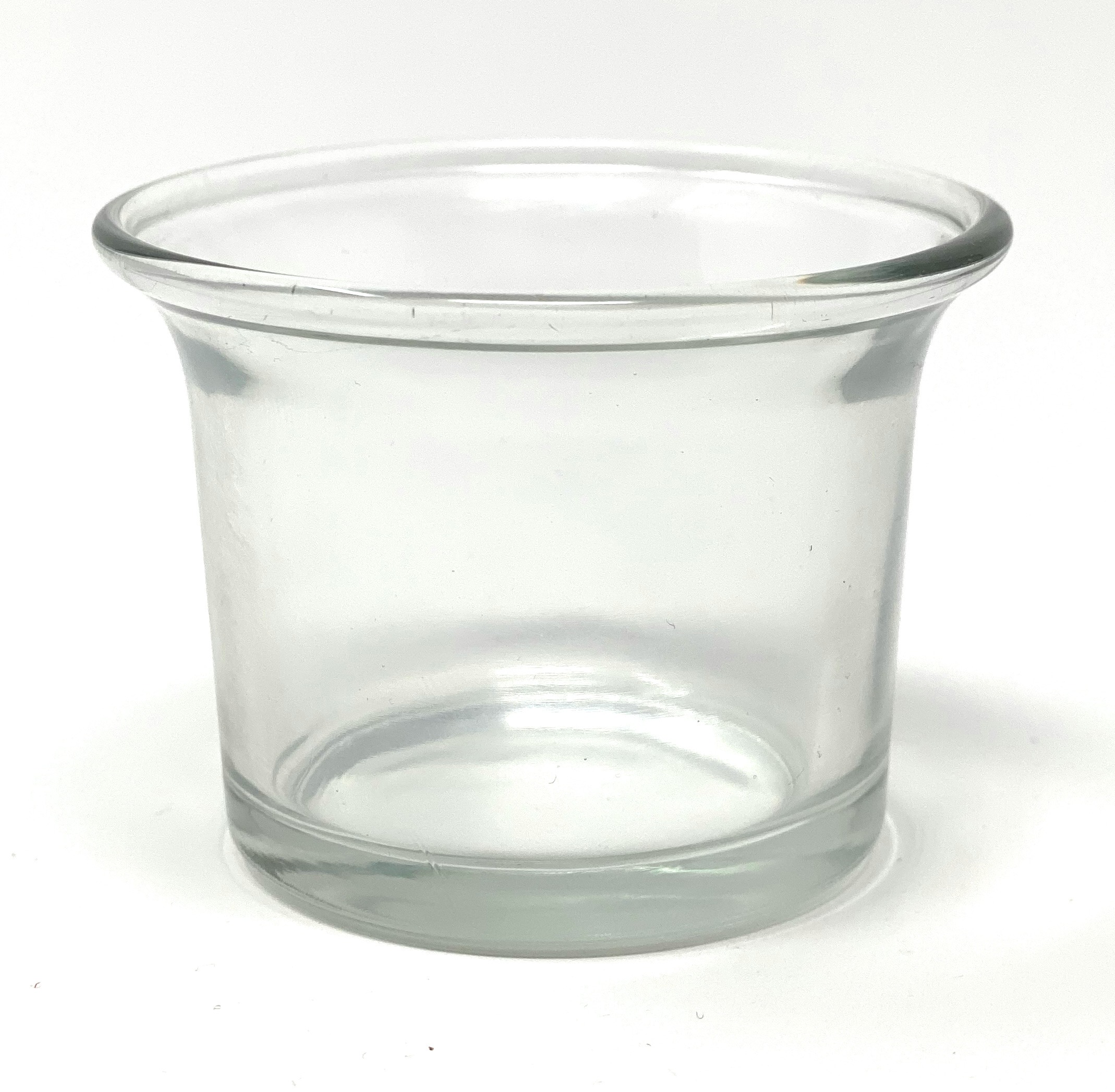 1x Teelichtgläser Teelichthalter Glas Teelichtglas Klar