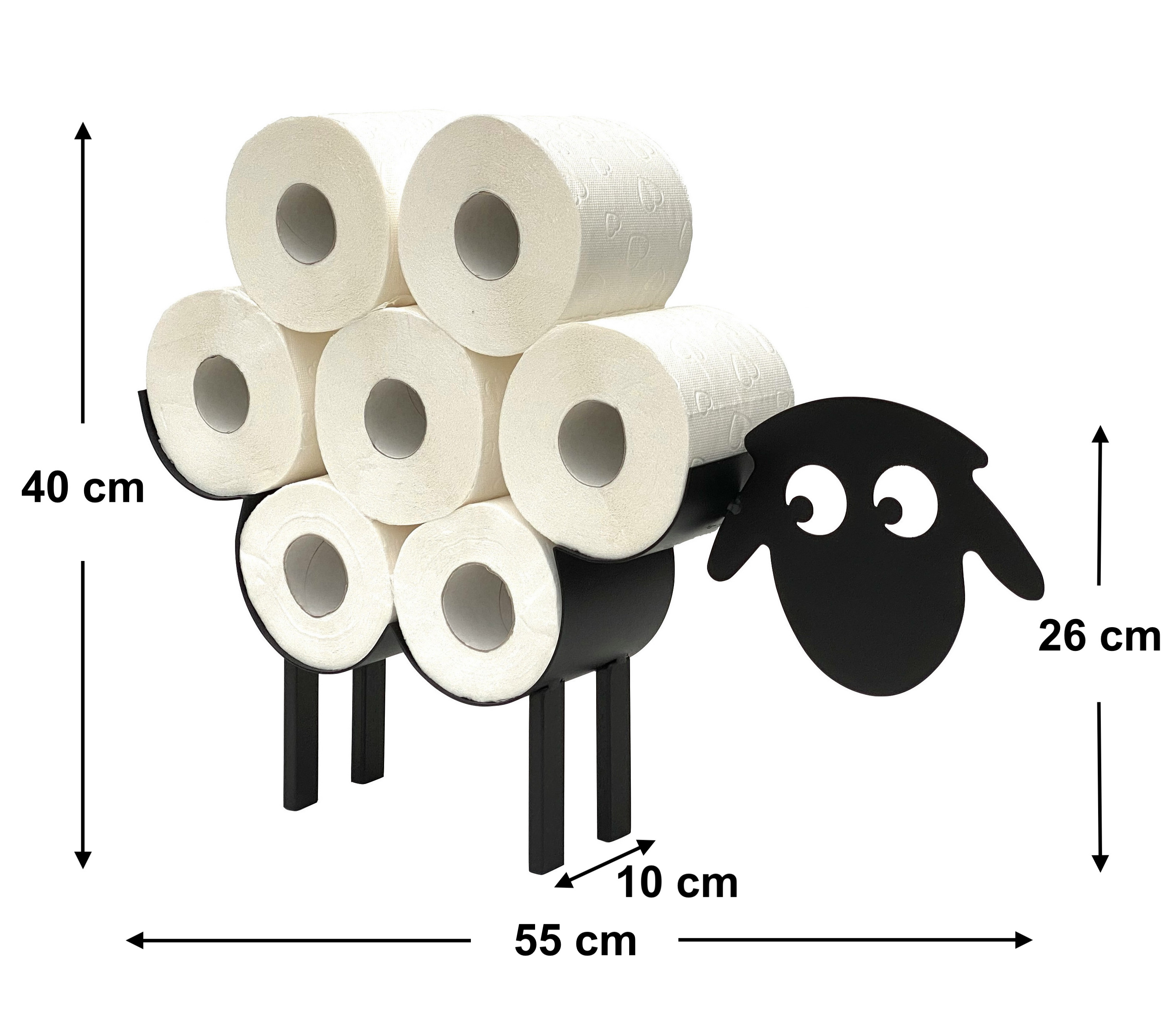 Toilettenpapierhalter Klopapierhalter WC Rollenhalter Küchenrollen 