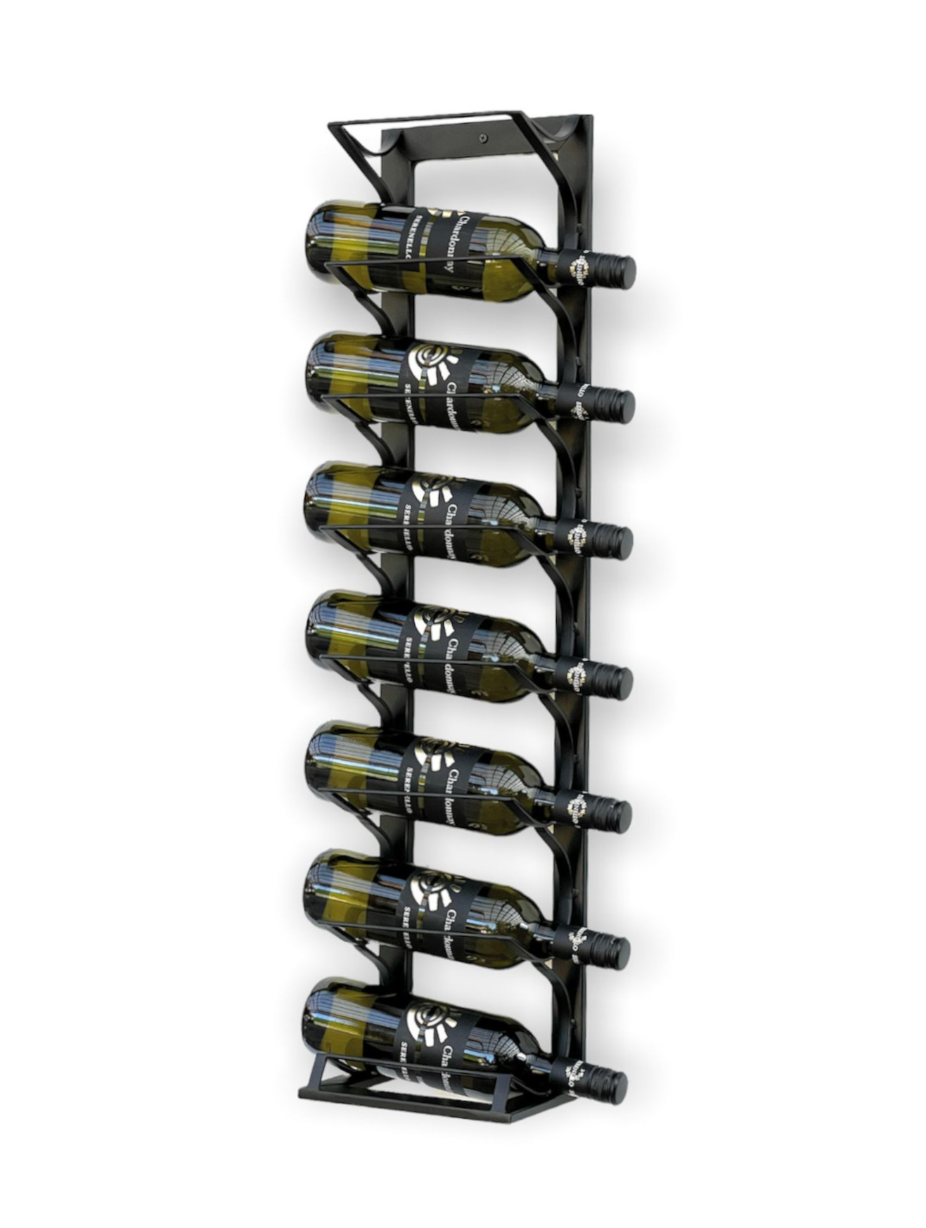 DanDiBo Design Weinregal Metall Schwarz Stehend 96323 X 80 cm Flaschenregal  Flaschenständer Flaschenhalter Wein Regal