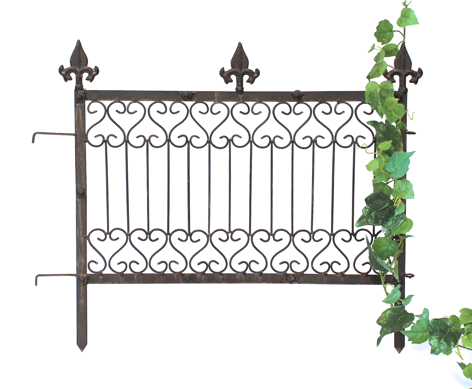 Steckzaun Pratu 076774 Rankhilfe Rankgitter aus Metall B ...