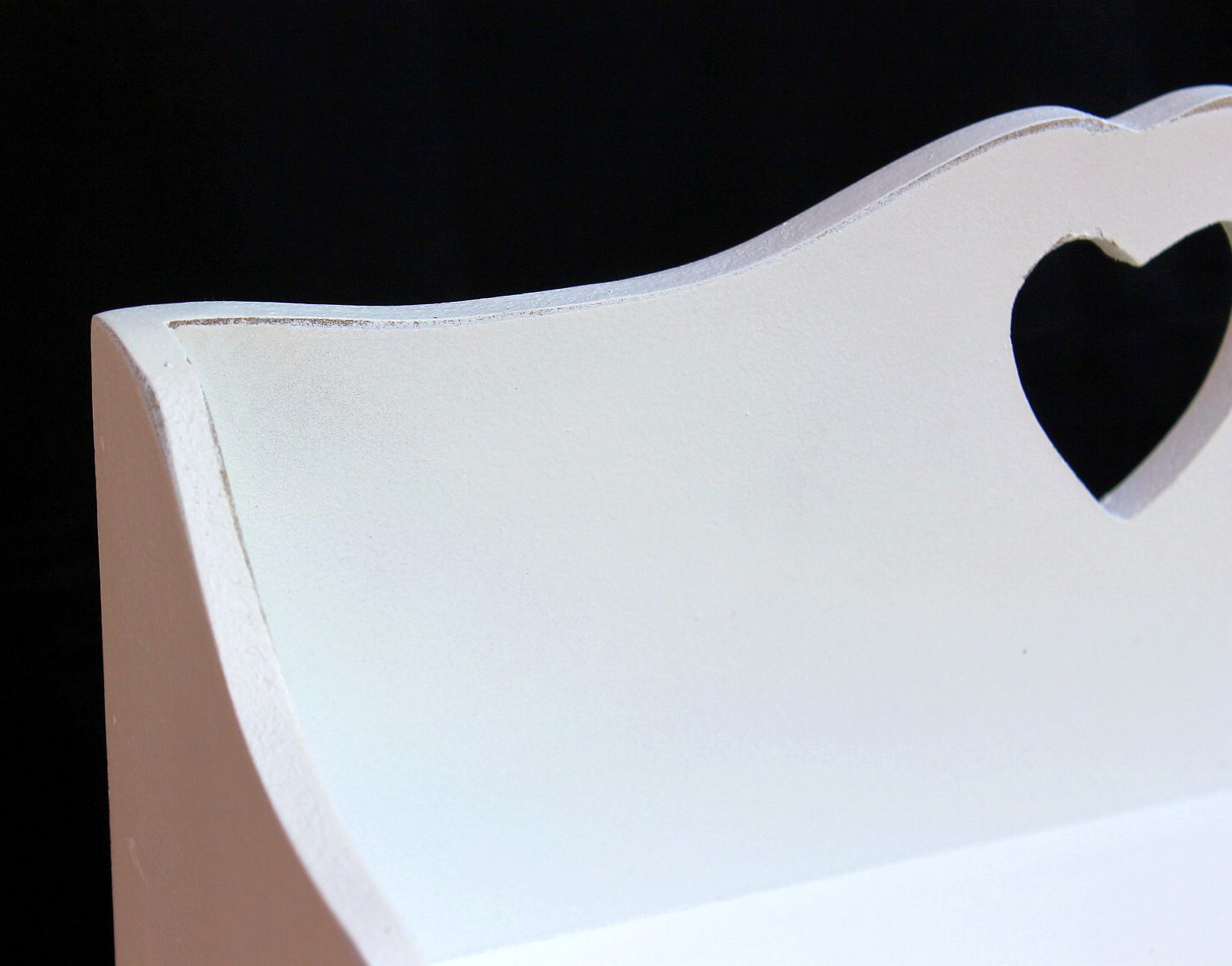 Shelf With Heart 12048 Minishelf 35cm White Decorative Shelf