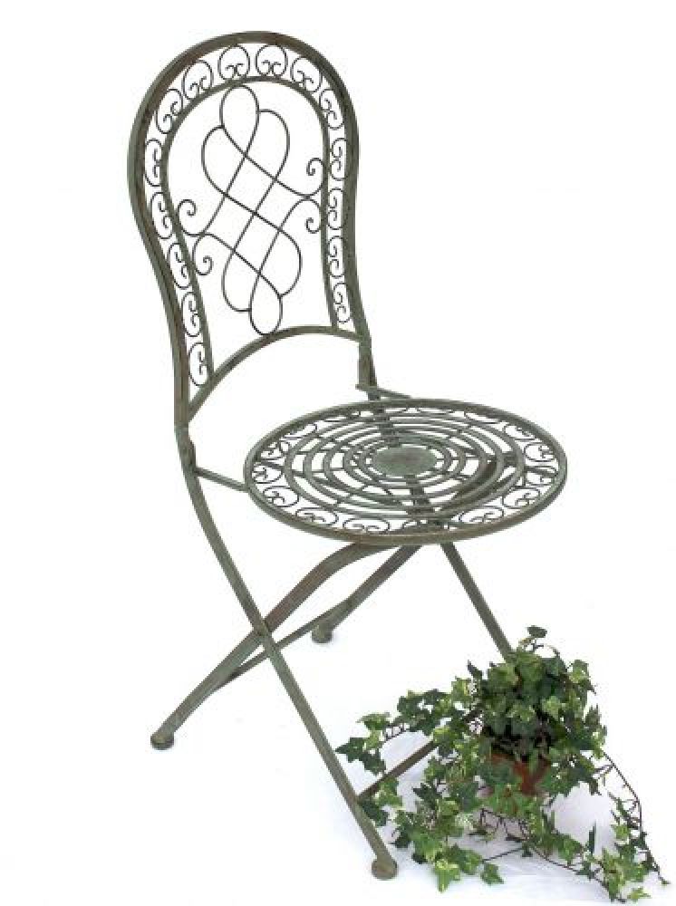 DanDiBo Garden Chair Metal Malega Patina 12185 Metal Chair Chair Garden Vintage Iron Nostalgic Iron Chair Antique