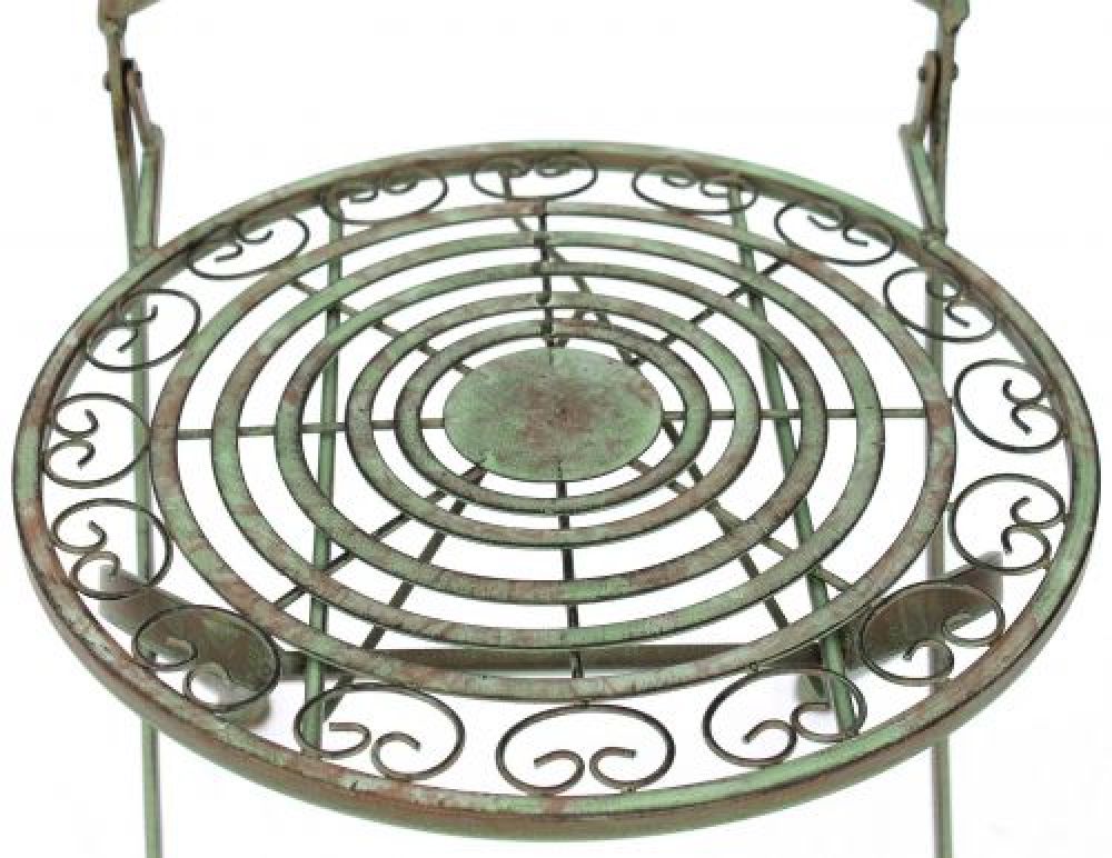DanDiBo Garden Chair Metal Malega Patina 12185 Metal Chair Chair Garden Vintage Iron Nostalgic Iron Chair Antique