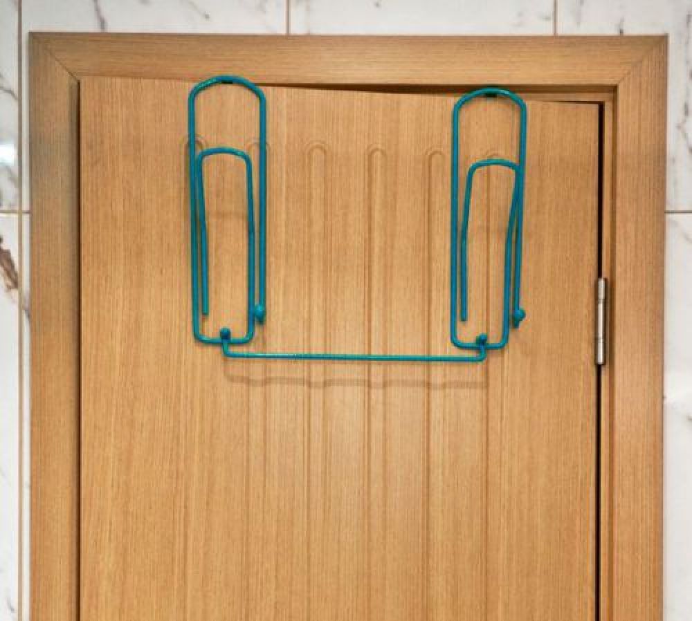 Designer door coat rack "paper clip" 32 cm door hook coat rack coat hook hooks