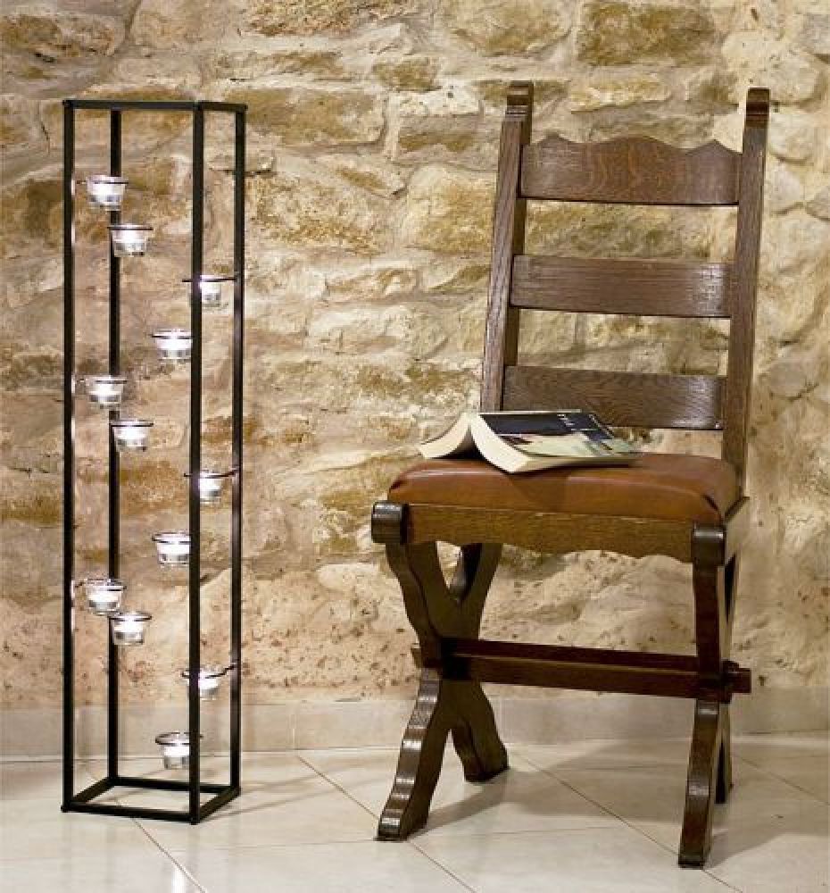 Light column Candle holder 100cm tea light stand for 12 tea lights 93004 Candle