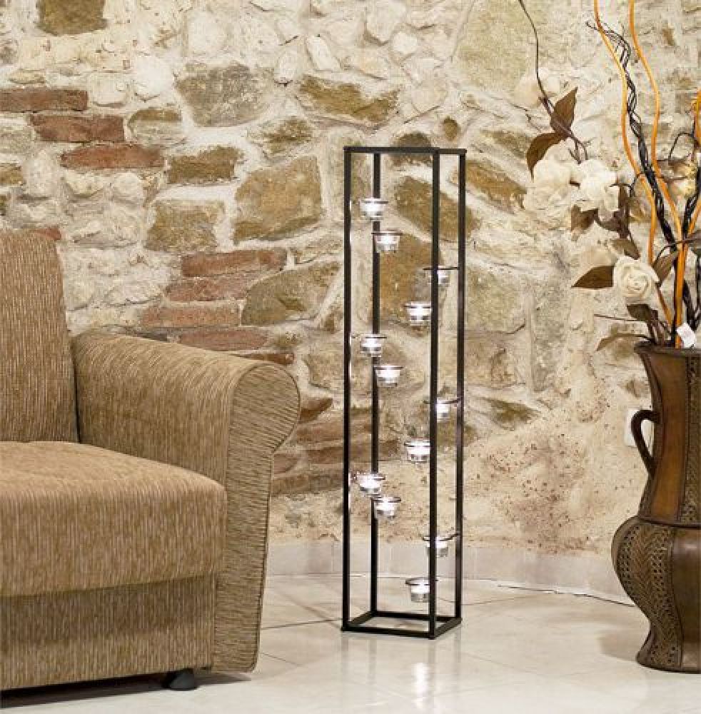 Light column Candle holder 100cm tea light stand for 12 tea lights 93004 Candle