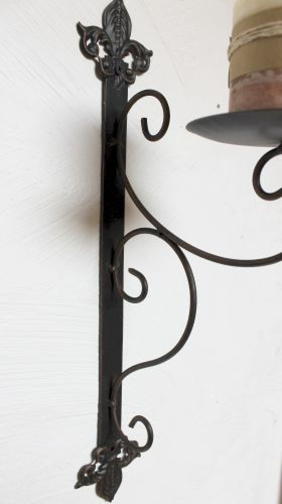 Wandkerzenhalter 12111 Kerzenhalter aus Metall Wandleuchter 47cm Kerzenleuchter
