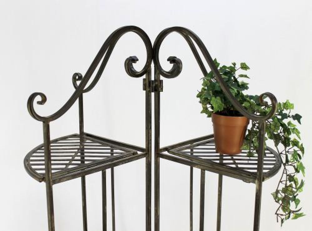 Blumentreppe 167cm Blumenregal 110243 Blumenständer Pflanzenständer Regal Braun