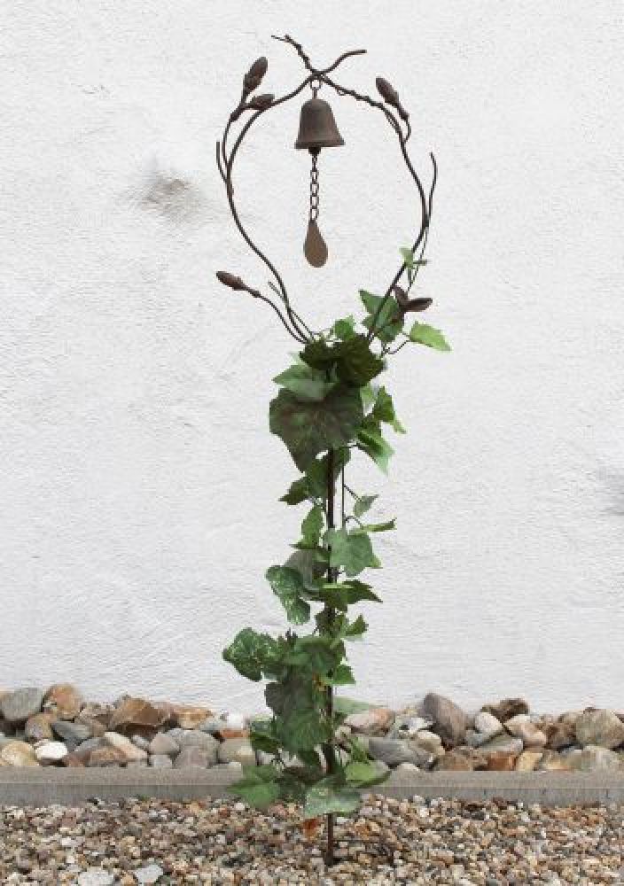 Climbing aid with bell JD2-12020 Metal trellis H-130 cm W-28 cm Climbing aid