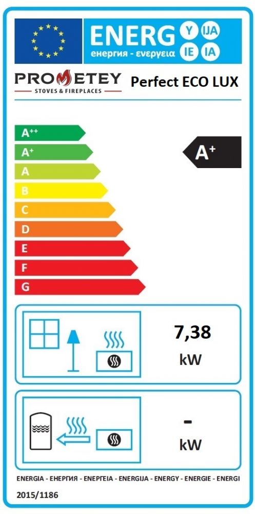 Kaminofen mit Backfach und Herdplatte Perfect Eco Lux Rot Rechts Holzofen 7 kW Kamin Ofen Holz Werkstattofen Hüttenofen Heizofen Gartenofen