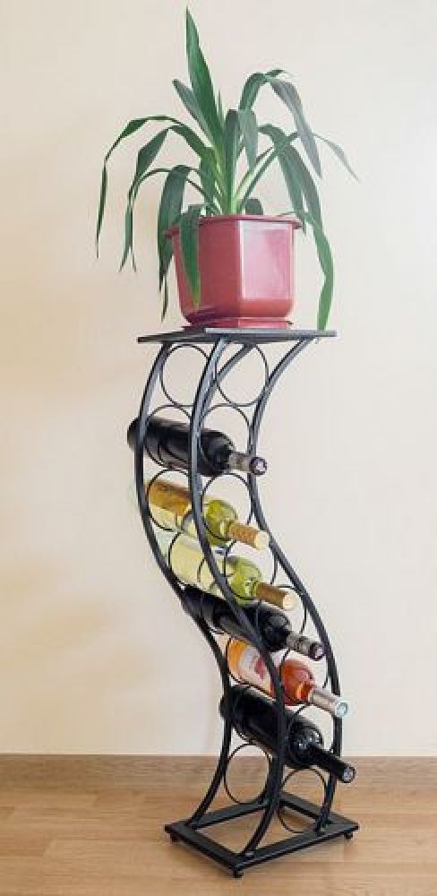 Weinregal Blumensäule Elegance 80cm Flaschenständer Flaschenhalter Blumenständer