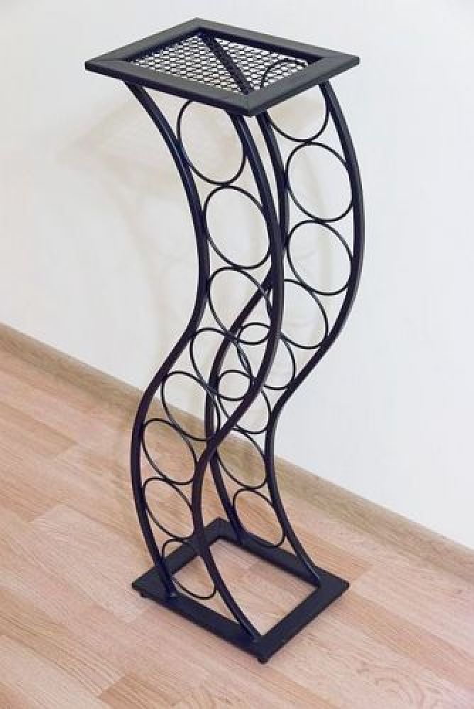 Weinregal Blumensäule Elegance 80cm Flaschenständer Flaschenhalter Blumenständer