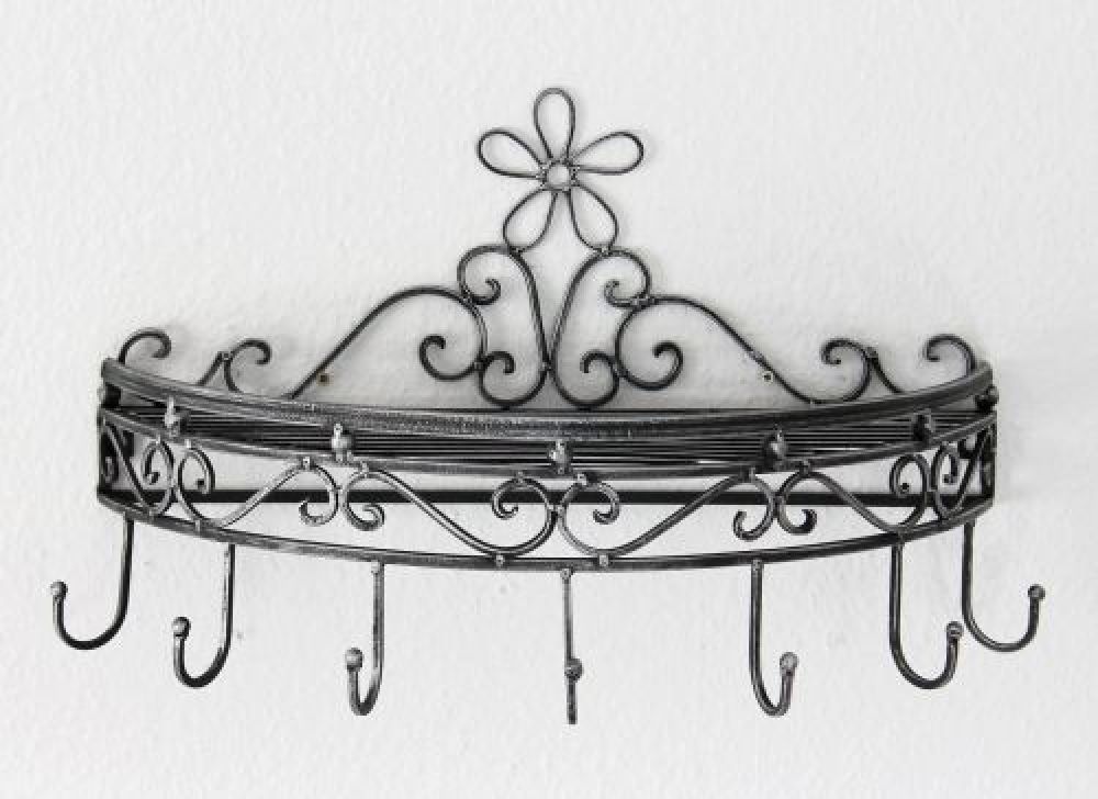 Shelf 09919 Console 50cm Kitchen shelf made from metal Pot rack Herb shelf