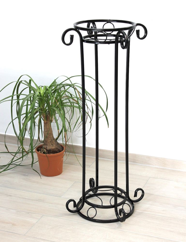 DanDiBo Flower Column Metal Black 97 cm Flower Stand KW042 Flower Stool Plant Stand Plant Column