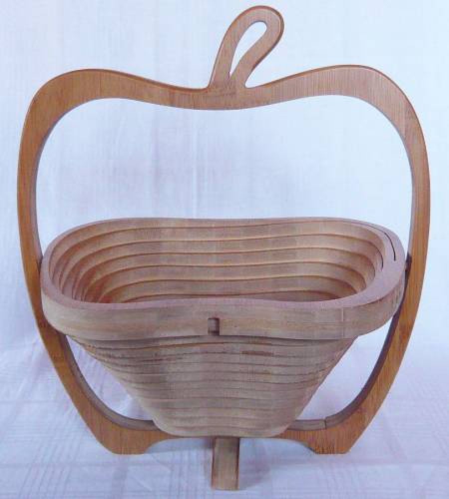 Obstschale Schale Korb Apfel Brotkorb klappbar 30cm