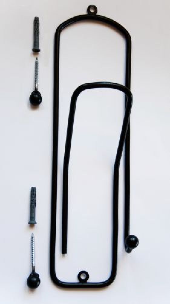 Uniquely designed coat hook "Paperclip" 32cm Wall mounted hook - Clip - Hook made of metal