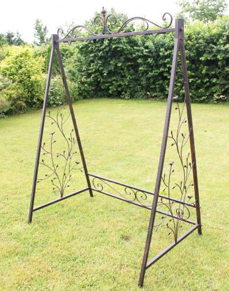 Frame for swing 1868 Hollywood swing Avis Wrought iron swing frame Hanging bench Hanging chair