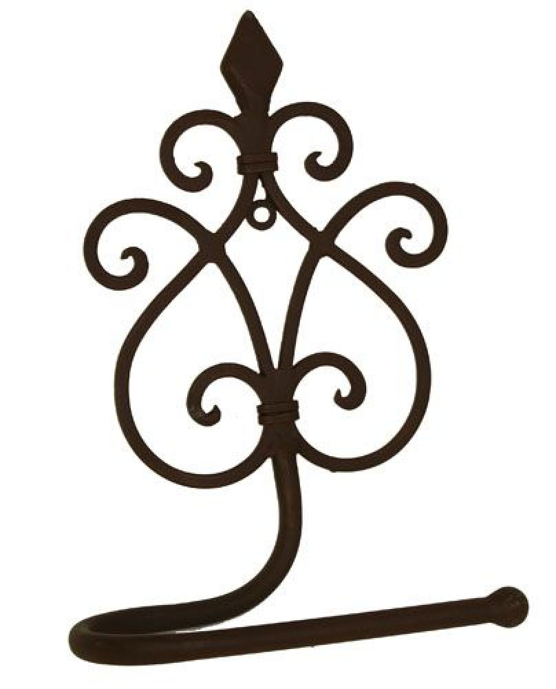 Toilettenrollenhalter 92083 Toilettenpapierhalter 26cm aus Metall Wandhalter