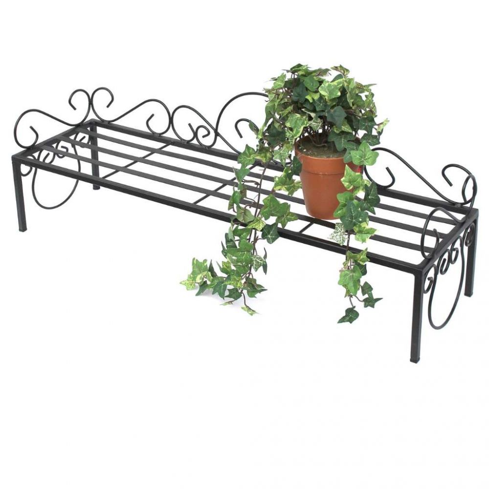 DanDiBo Blumenbank Outdoor/ Indoor Kräuterregal Balkon 75cm Mi Wetterfest Blumenregal Blumenständer Blumentreppe Pflanzentreppe Pflanzenständer