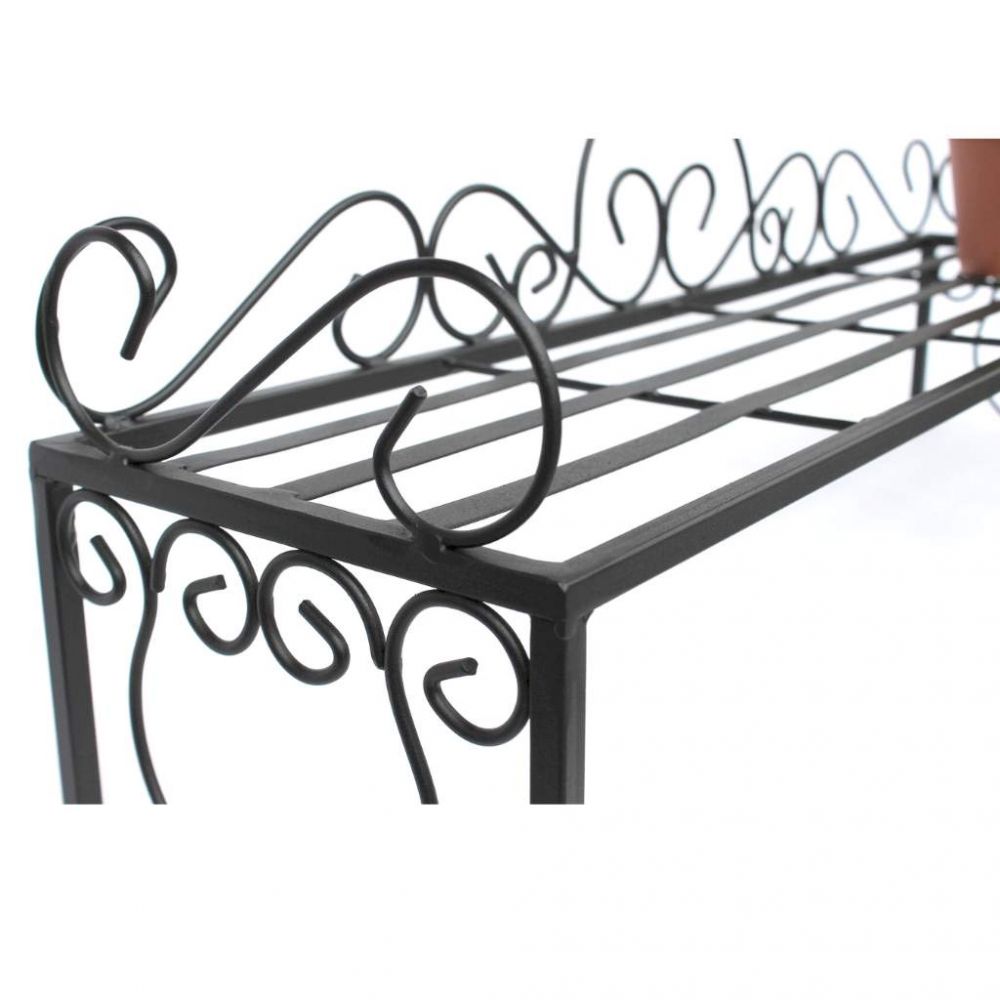 DanDiBo Blumenbank Outdoor/ Indoor Kräuterregal Balkon 75cm Mi Wetterfest Blumenregal Blumenständer Blumentreppe Pflanzentreppe Pflanzenständer