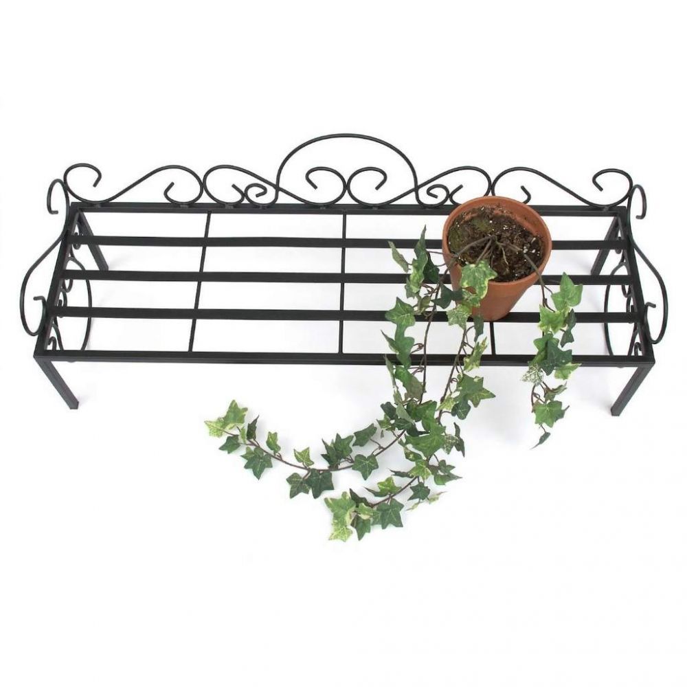 DanDiBo Blumenbank Outdoor/ Indoor Kräuterregal Balkon 75cm Mi Wetterfest Blumenregal Blumenständer Blumentreppe Pflanzentreppe Pflanzenständer