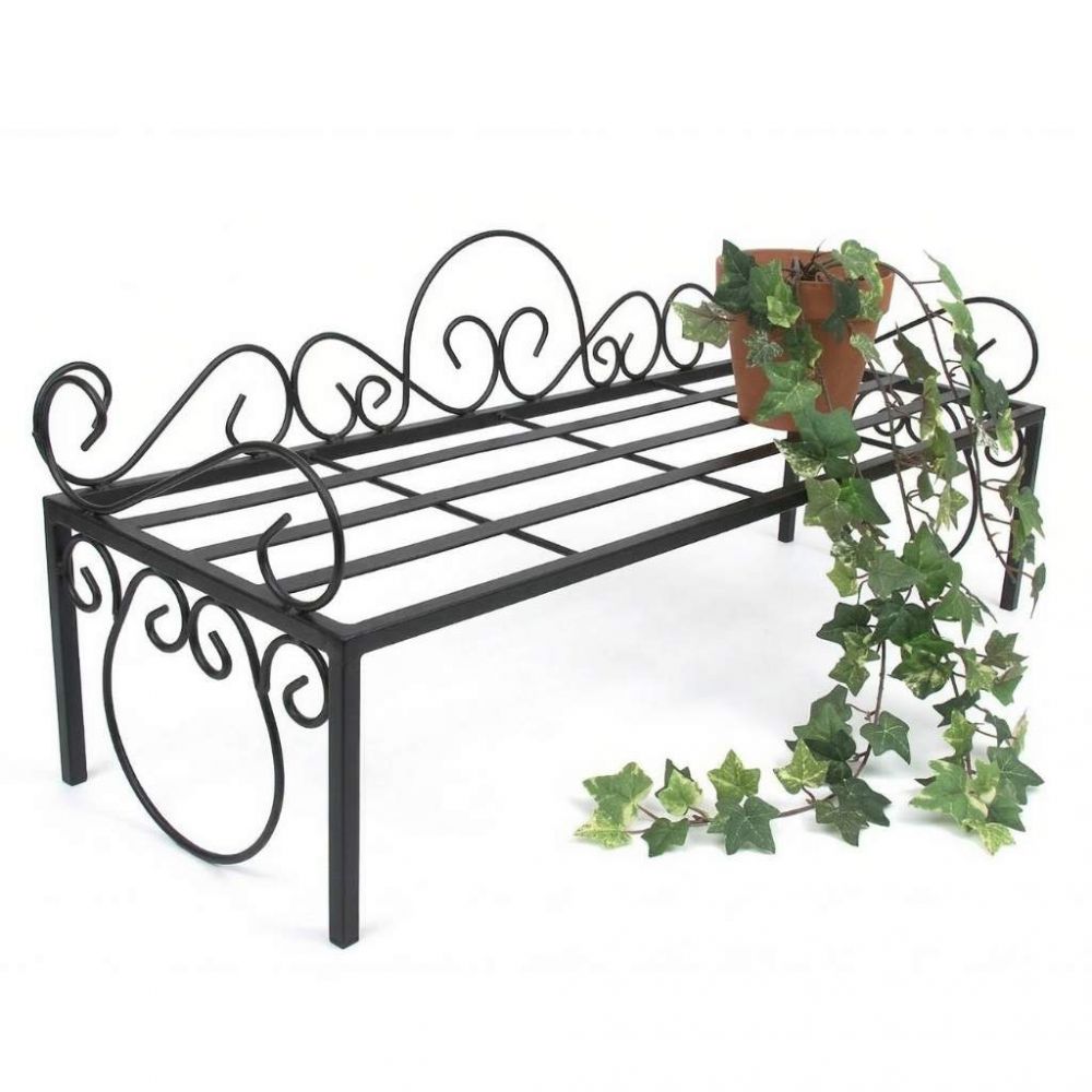 DanDiBo Blumenbank Outdoor/ Indoor Kräuterregal Balkon 75cm Mi Wetterfest Blumenregal Blumenständer Blumentreppe Pflanzentreppe Pflanzenständer