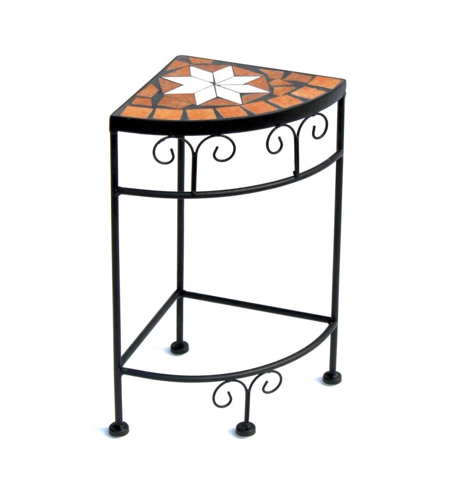 Blumenhocker Merano Mosaik 12013 Blumenständer 42cm Hocker Eckregal Tisch