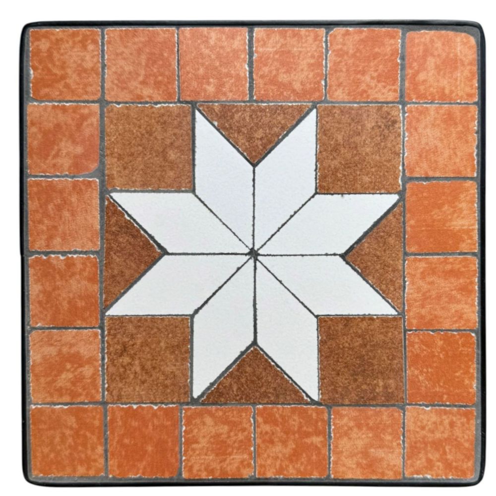 DanDiBo Mosaic Plant Stand Square 12015 S Outdoor Flower Stand 22 cm Plant Stool Side Table Metal Plant Holder
