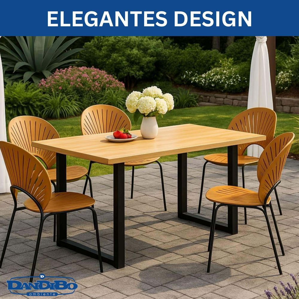 DanDiBo 2x Tischbeine Metall Schwarz 72 x 80 cm Tischgestell Höhenverstellbar 96660 Tischfüße Möbelfüße Tischkufen Esstisch Beine