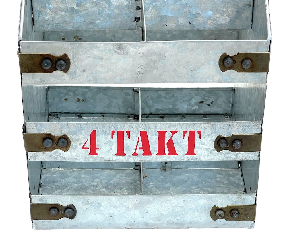 DanDiBo Weinträger Metall mit Öffner Flaschenträger 4 Takt 96405 Flaschenöffner Flaschenkorb Weinflaschenträger