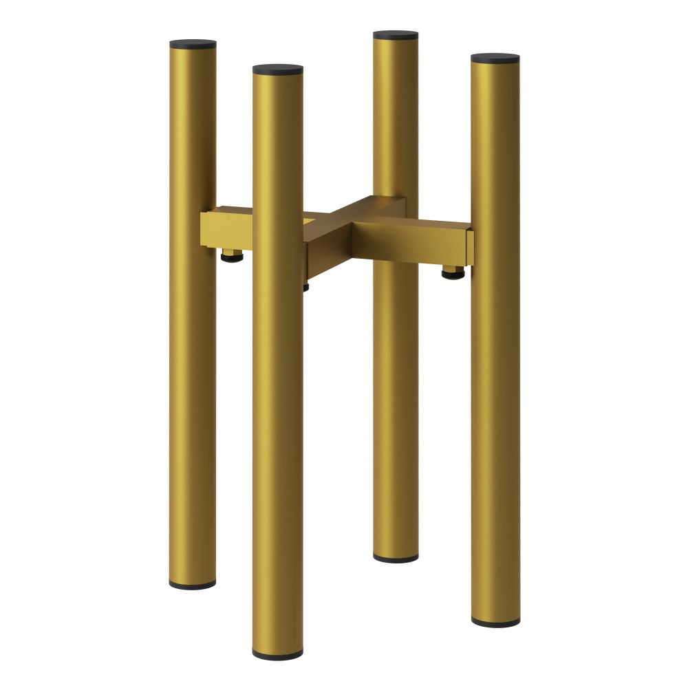 DanDiBo Adjustable Plant Stand Gold Metal 30 cm Flower Stand 96474 Flower Stool Adjustable Modern Plant Stool Flower Column