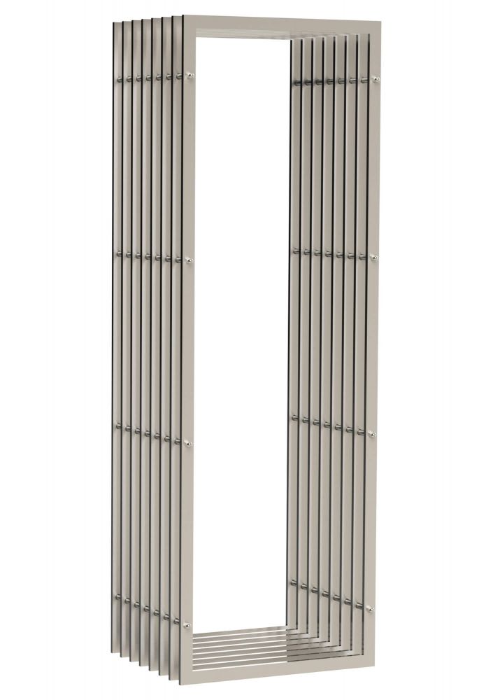 DanDiBo firewood rack indoor stainless steel metal firewood stand 96429 firewood rack 150 cm wood basket firewood holder