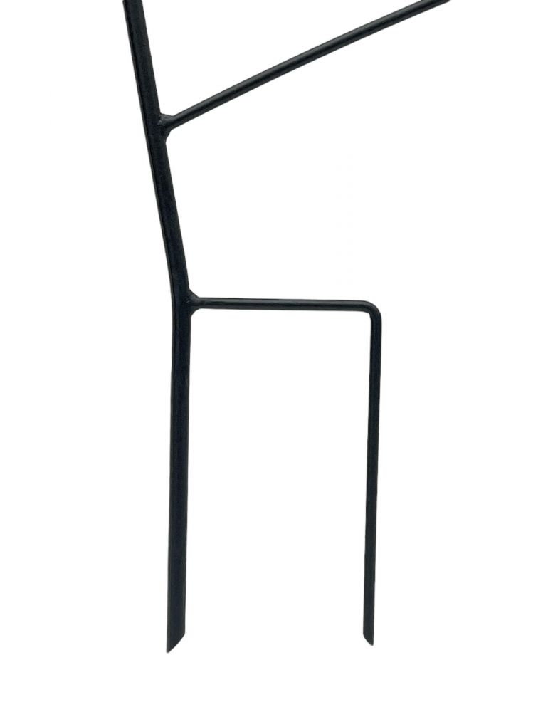 DanDiBo Rankhilfe Garten Metall Schwarz Segel Rankgitter Blumen Kletterpflanzen Rosen Bodenstecker Kletterhilfe Blumenhalter Ranksäule