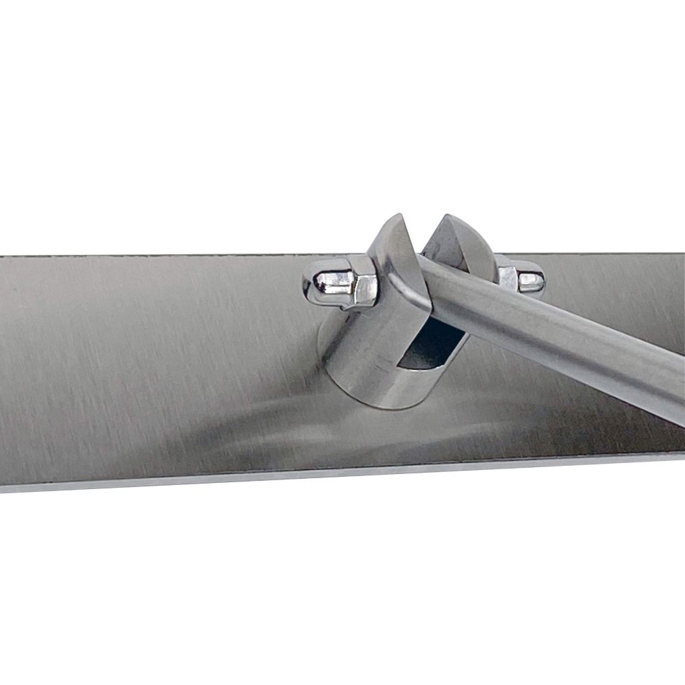 DanDiBo Sonnenuhr Edelstahl für die Wand 70 cm Rostfrei 96687 Ausrichtbar Wetterfest Gartenuhr Modern Metall