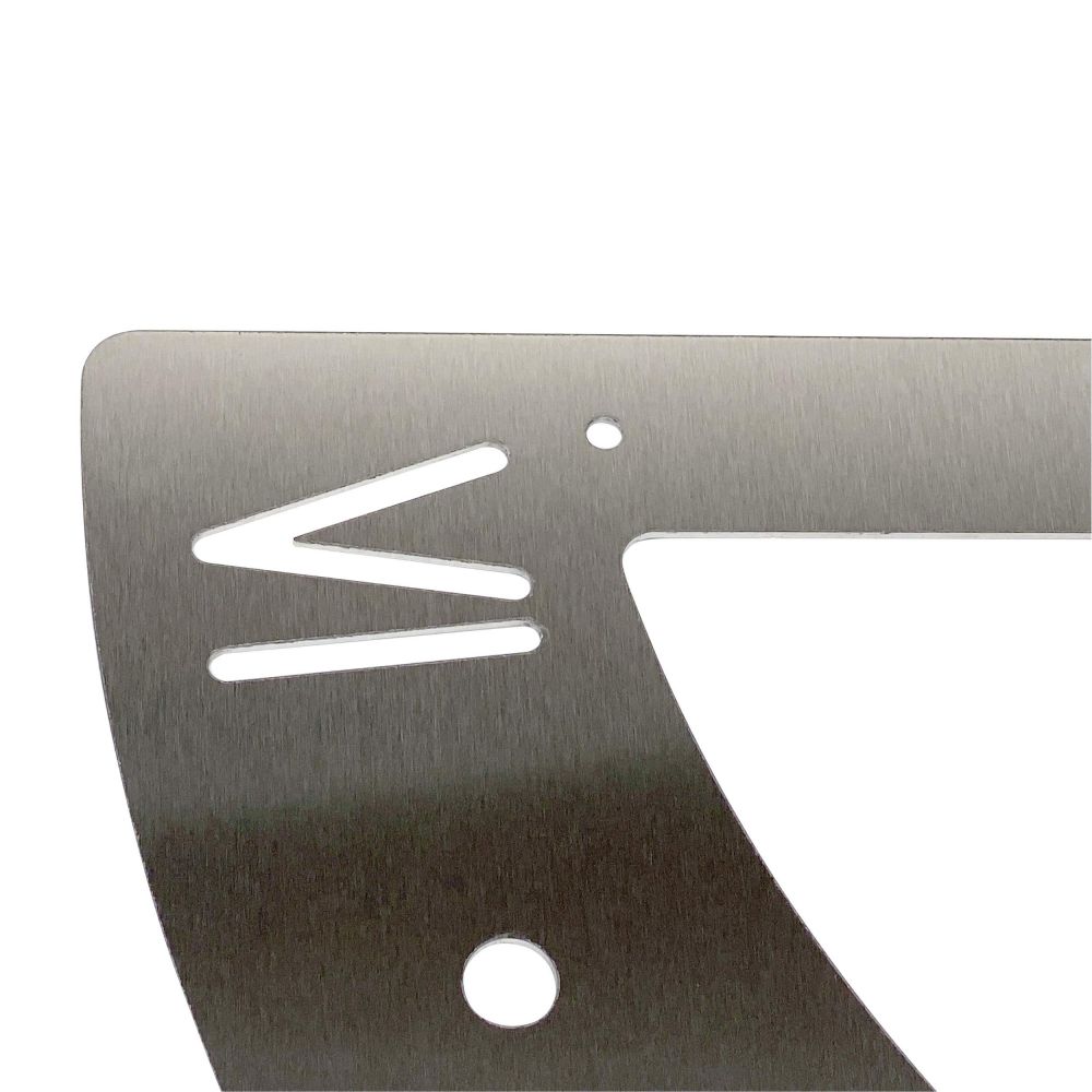 DanDiBo Sonnenuhr Edelstahl für die Wand 70 cm Rostfrei 96687 Ausrichtbar Wetterfest Gartenuhr Modern Metall