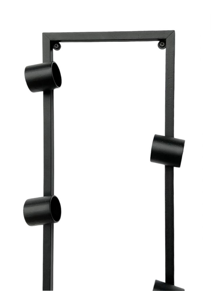 DanDiBo wine rack wall metal black bottle rack bottle rack bottle holder for 6 bottles narrow modern design