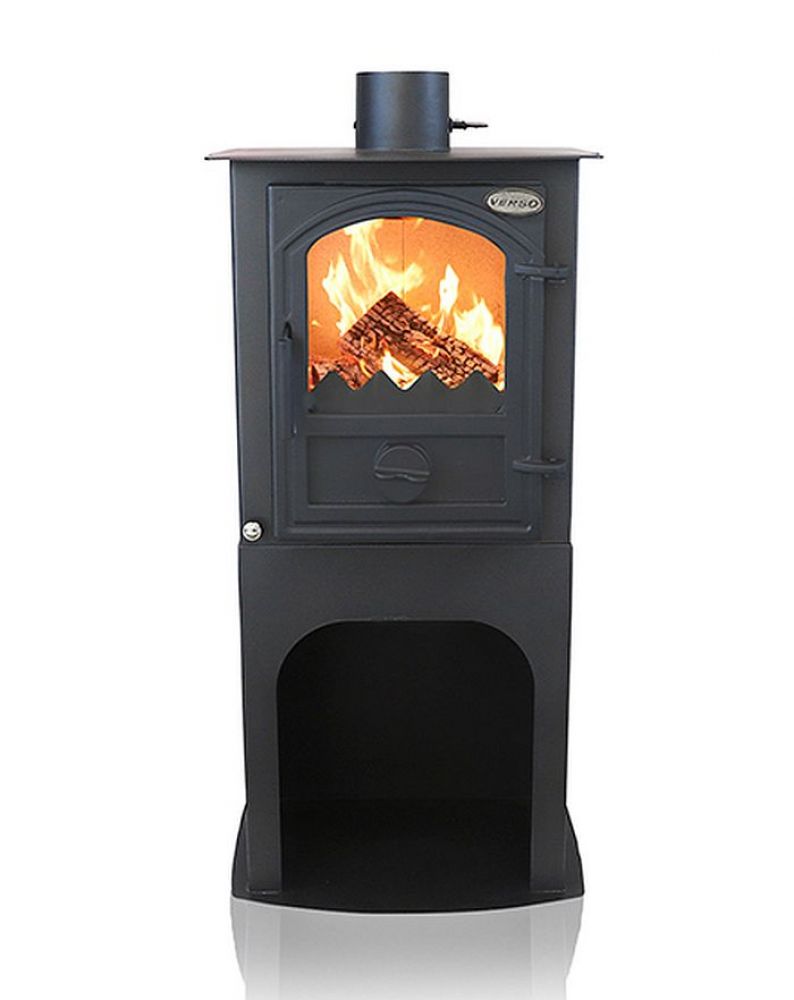 Kaminofen Holz CID Holzofen 7,5 kW Kamin Ofen Dauerbrandofen Werkstattofen Schwedenofen Hüttenofen Heizofen