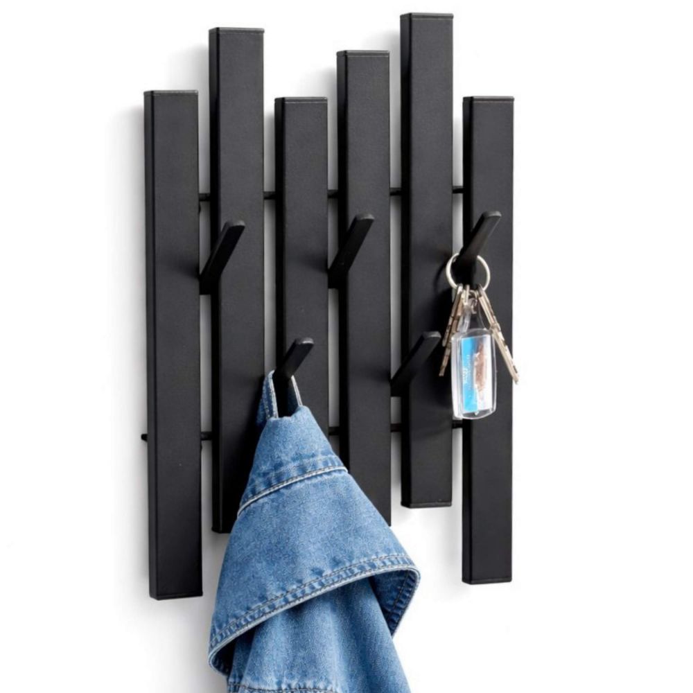 Garderobe in Schwarz