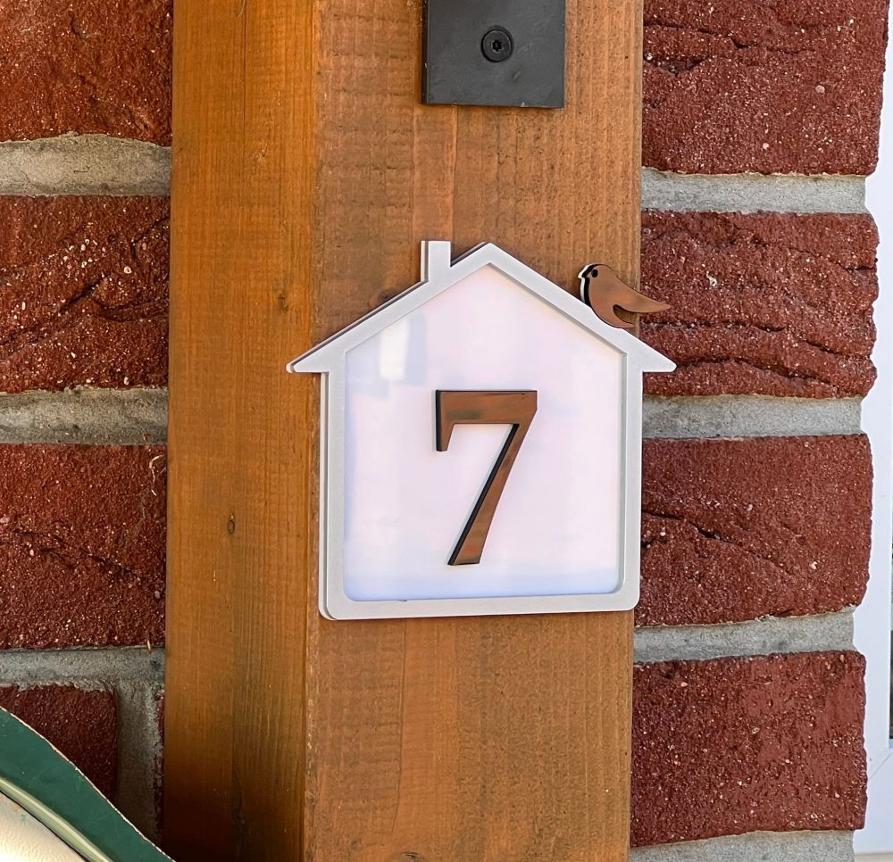 DanDiBo house number sign house number sign M sticker room number for house hotel door door number self-adhesive UV resistant
