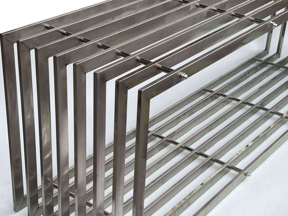 DanDiBo firewood rack indoor stainless steel metal firewood stand 96429 firewood rack 150 cm wood basket firewood holder
