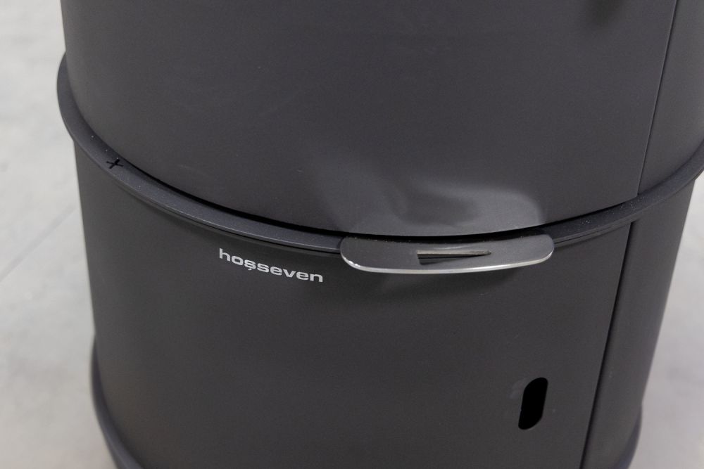 Kaminofen Dauerbrand Rund Schwarz Holzofen 9 kW Hosseven 7000 Holz Ofen Mehrfachbelegung Kamin Heizofen Dauerbrandofen