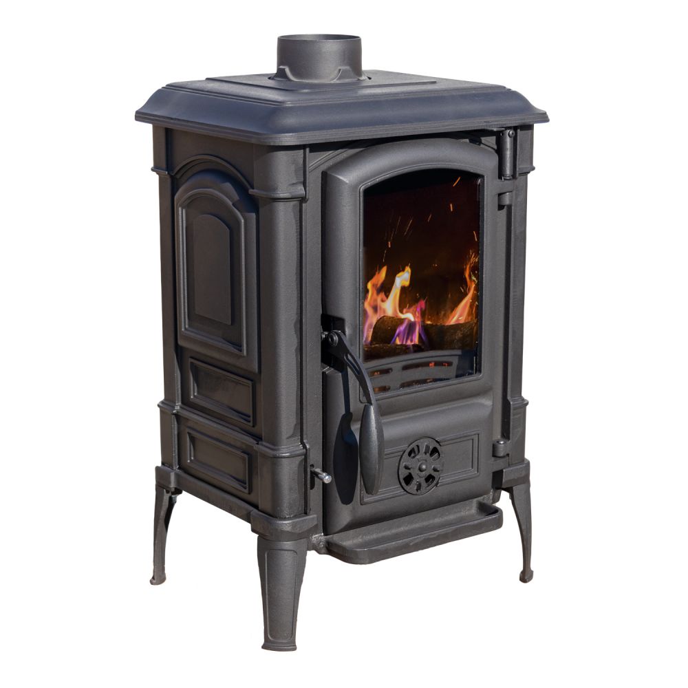 EEK A+ Stove cast iron stove antique wood Guca Arina wood stove small 6.5 kW fireplace cast iron stove continuous burning stove workshop stove hut stove heating stove