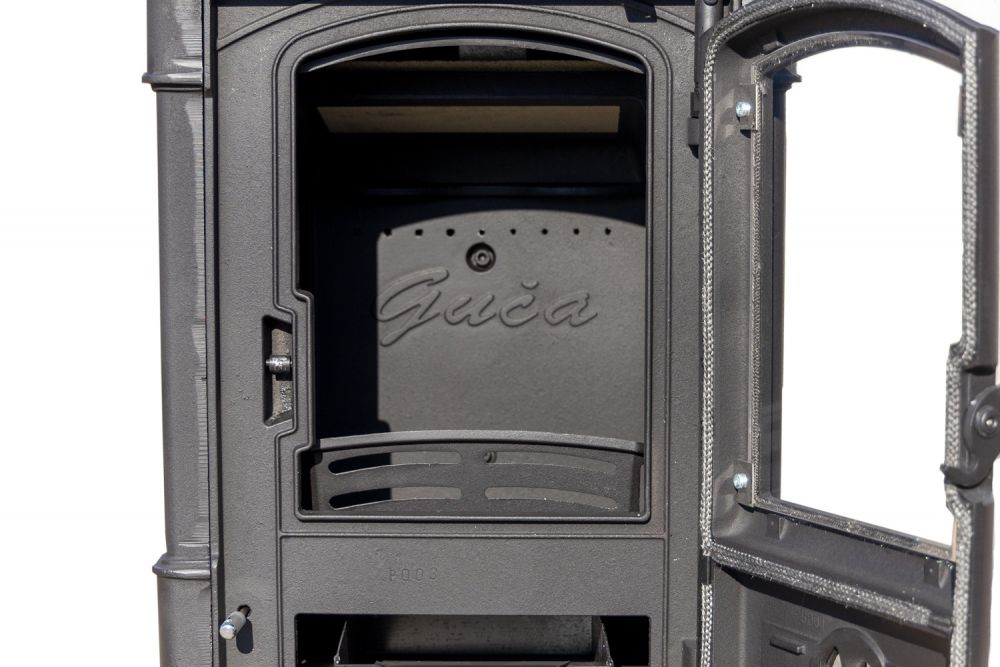 EEK A+ Stove cast iron stove antique wood Guca Arina wood stove small 6.5 kW fireplace cast iron stove continuous burning stove workshop stove hut stove heating stove