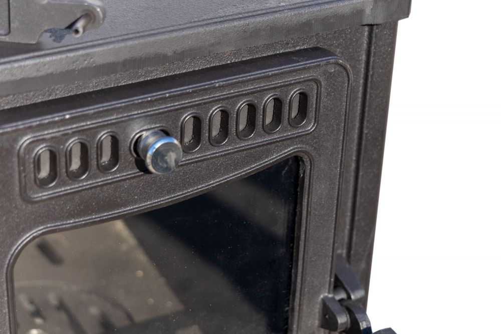 EEK A+ Stove cast iron stove antique wood Guca Iskra wood stove small 6 kW fireplace cast iron stove permanent fire workshop stove hut stove heating stove