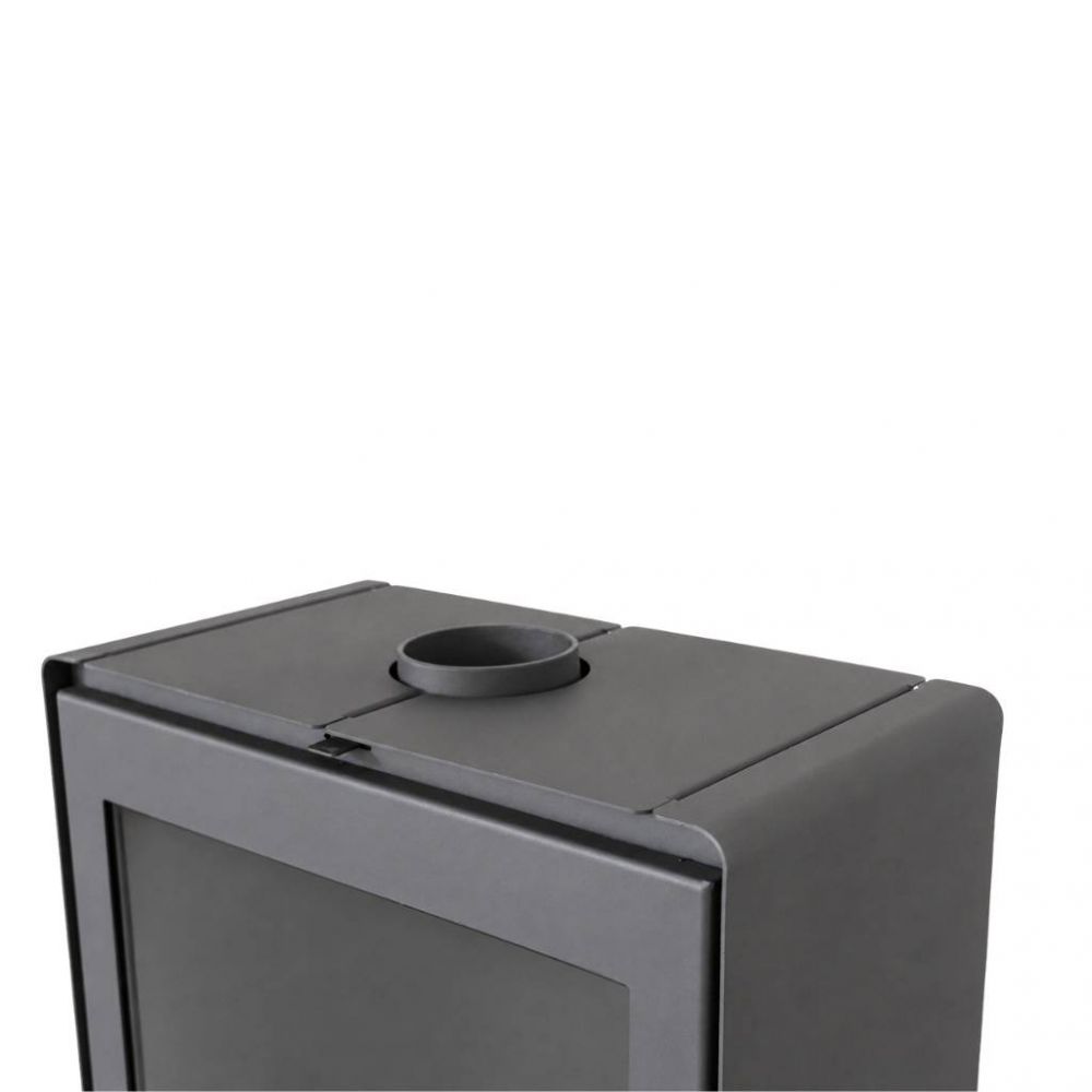 Hosseven Fireplace Stove Wood Burning Stove Living Room Wood Fireplace 10 kW 5070 Wood Stove Heating Stove Swedish Stove Multiple Chimney Connection